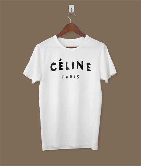 celine t shirt.|Celine t shirt authentic.